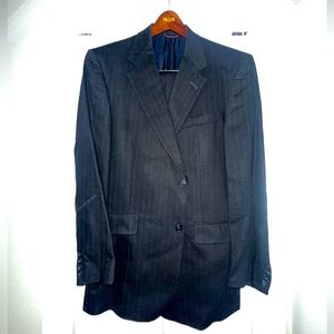 Black Pinstripe Suit